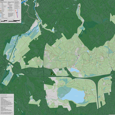 Blue Hills State Reservation Trail Map Preview 2