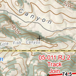 ANST Topo Map 05-1/4-4 Santa Rita Mountains a Preview 2