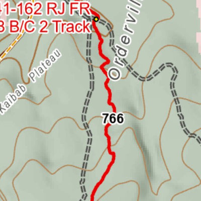 ANST Topo Map 42-1/41-4 Kaibab Plateau North 1 a Preview 2