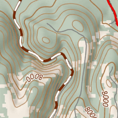 ANST Topo Map 42-1/41-4 Kaibab Plateau North 1 a Preview 3