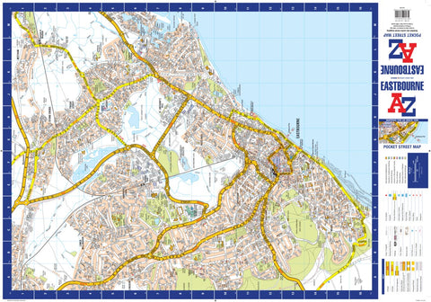 978-0-00-865744-4_AZ Eastbourne Pocket Map_interior-1 Preview 1