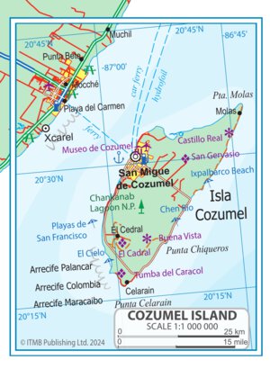 Cozumel Island 1:1,000,000 - ITMB Preview 1