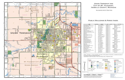 Union Township and City of Mt. Pleasant, Isabella County, Michigan Preview 1