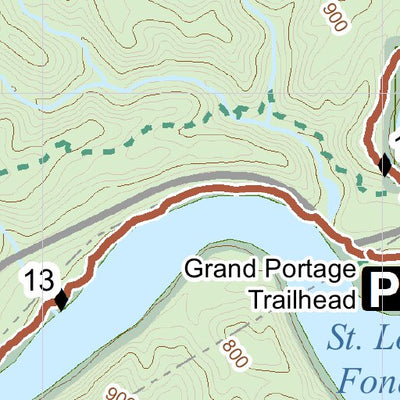 SHT Map A-2: Jay Cooke State Park Preview 3