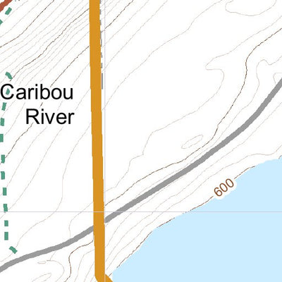 SHT Map D-5: Caribou River and Sugarloaf Pond Preview 2