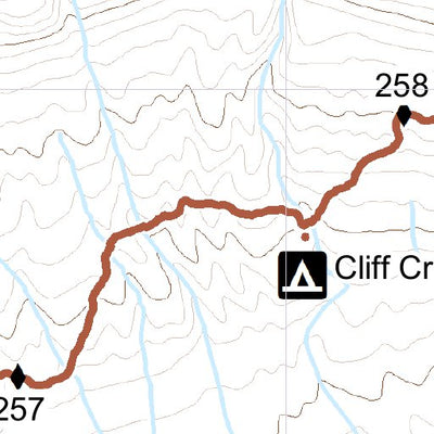 SHT Map F-2: Durfee and Cliff Creeks Preview 3