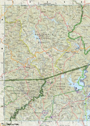 South Carolina Atlas & Gazetteer Page 14 Preview 1