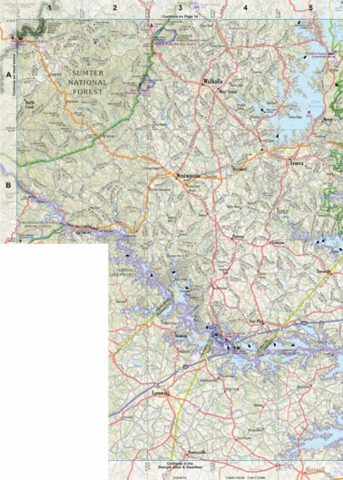 South Carolina Atlas & Gazetteer Page 20 Preview 1