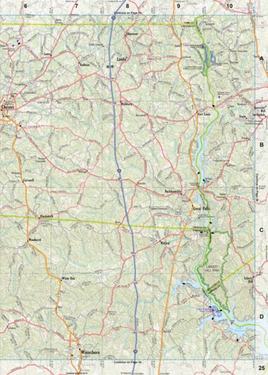 South Carolina Atlas & Gazetteer Page 25 Preview 1