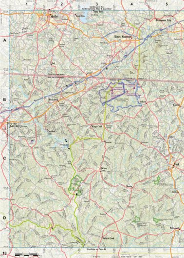 South Carolina Atlas & Gazetteer Page 18 Preview 1