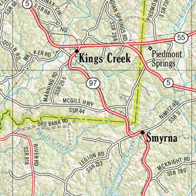 South Carolina Atlas & Gazetteer Page 18 Preview 2