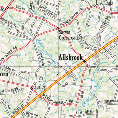 South Carolina Atlas & Gazetteer Page 39 Preview 3