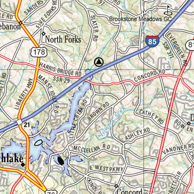 South Carolina Atlas & Gazetteer Page 21 Preview 2