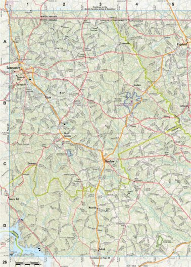 South Carolina Atlas & Gazetteer Page 26 Preview 1