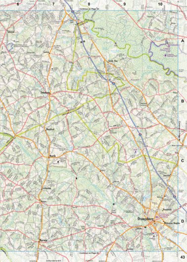 South Carolina Atlas & Gazetteer Page 43 Preview 1