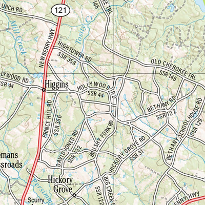 South Carolina Atlas & Gazetteer Page 32 Preview 3