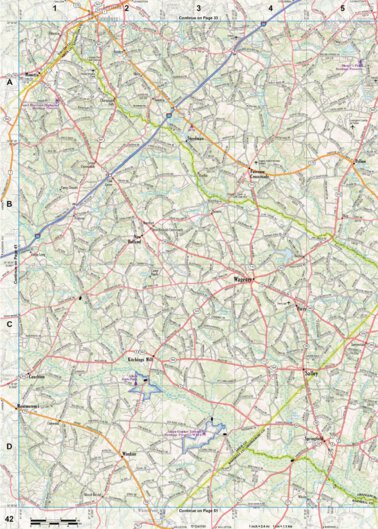 South Carolina Atlas & Gazetteer Page 42 Preview 1
