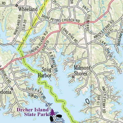 South Carolina Atlas & Gazetteer Page 33 Preview 2