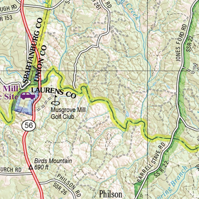 South Carolina Atlas & Gazetteer Page 23 Preview 2