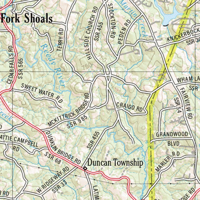 South Carolina Atlas & Gazetteer Page 22 Preview 2