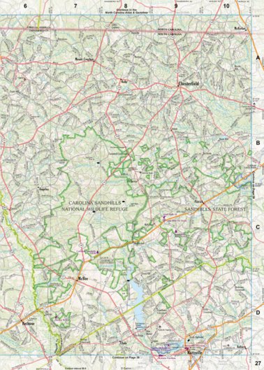 South Carolina Atlas & Gazetteer Page 27 Preview 1