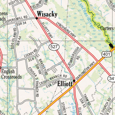 South Carolina Atlas & Gazetteer Page 36 Preview 2