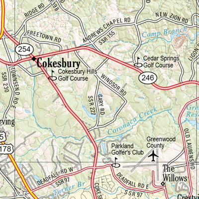 South Carolina Atlas & Gazetteer Page 31 Preview 3