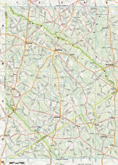 South Carolina Atlas & Gazetteer Page 52 Preview 1