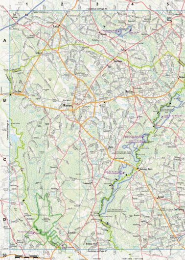 South Carolina Atlas & Gazetteer Page 38 Preview 1