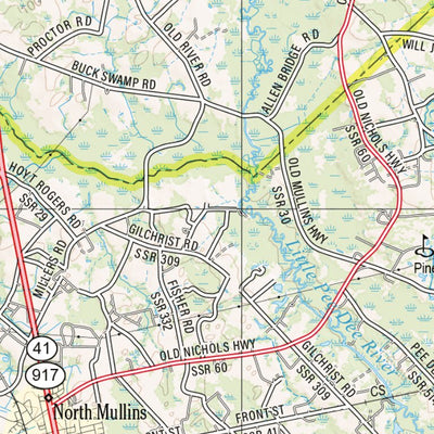 South Carolina Atlas & Gazetteer Page 38 Preview 3