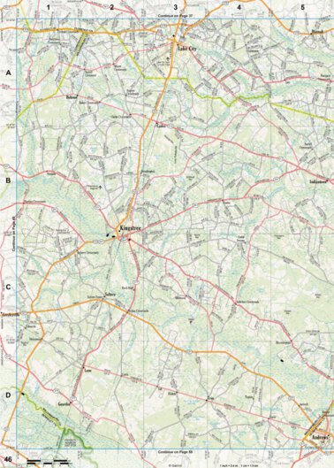 South Carolina Atlas & Gazetteer Page 46 Preview 1