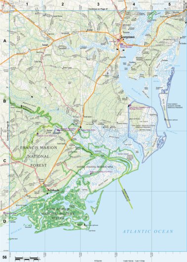 South Carolina Atlas & Gazetteer Page 56 Preview 1