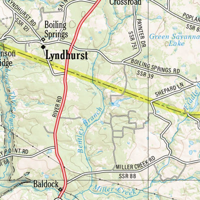 South Carolina Atlas & Gazetteer Page 51 Preview 3