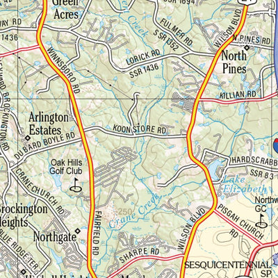 South Carolina Atlas & Gazetteer Page 34 Preview 2