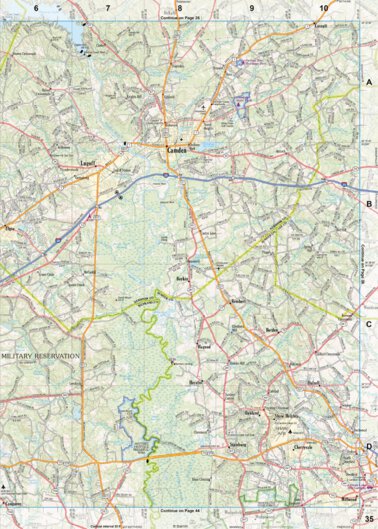 South Carolina Atlas & Gazetteer Page 35 Preview 1