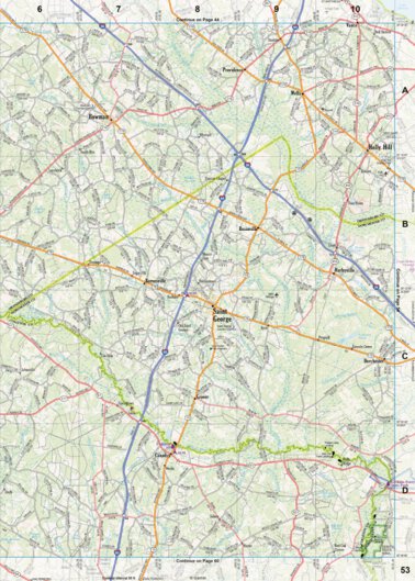 South Carolina Atlas & Gazetteer Page 53 Preview 1