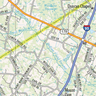 South Carolina Atlas & Gazetteer Page 53 Preview 3
