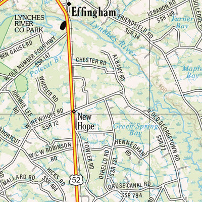 South Carolina Atlas & Gazetteer Page 37 Preview 3
