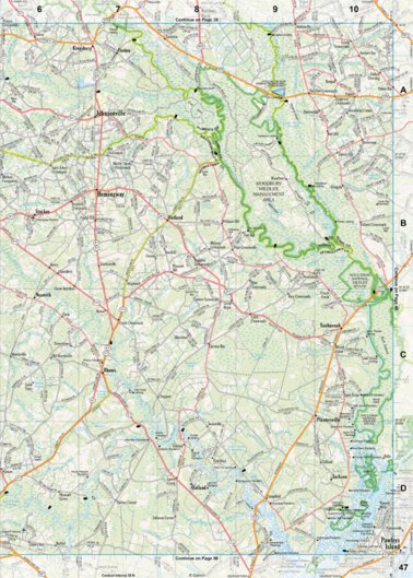 South Carolina Atlas & Gazetteer Page 47 Preview 1
