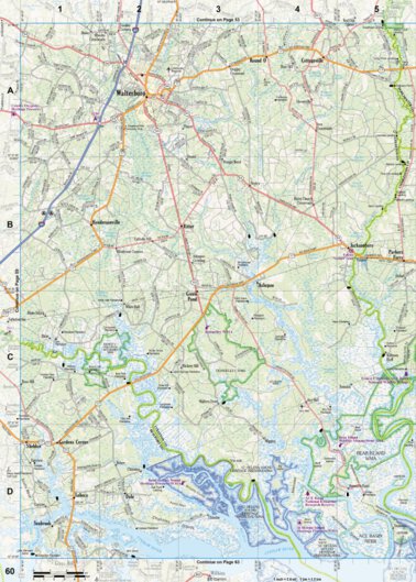 South Carolina Atlas & Gazetteer Page 60 Preview 1