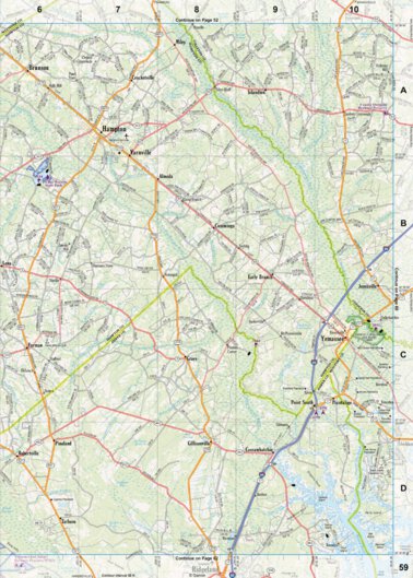 South Carolina Atlas & Gazetteer Page 59 Preview 1