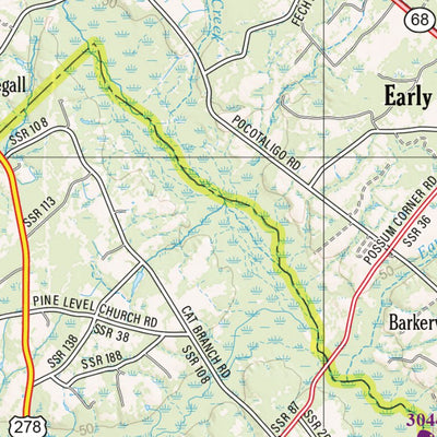 South Carolina Atlas & Gazetteer Page 59 Preview 2