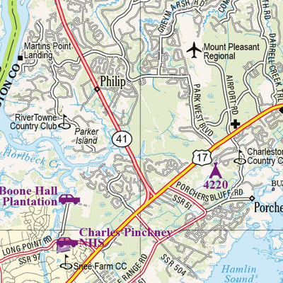 South Carolina Atlas & Gazetteer Page 57 Preview 3