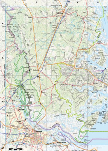 South Carolina Atlas & Gazetteer Page 62 Preview 1