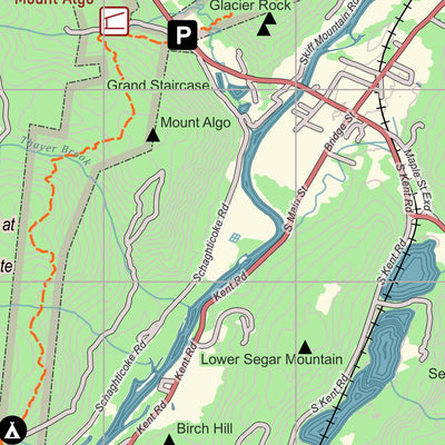 Connecticut AT Map & Guide: Shaghticoke Mountain Preview 3