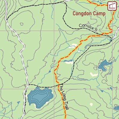 Vermont AT Map #1: George D. Aiken Wilderness Preview 2