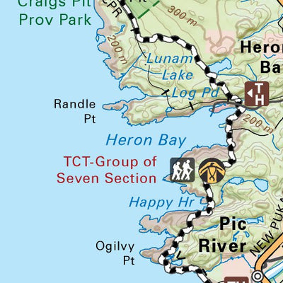 NEON45 Marathon - 6th ed Northeastern Ontario Topo Preview 3