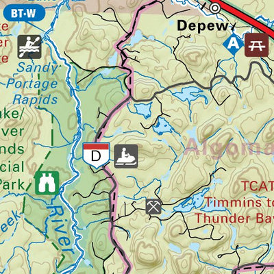 NEON47 White River - 6th ed Northeastern Ontario Topo Preview 2
