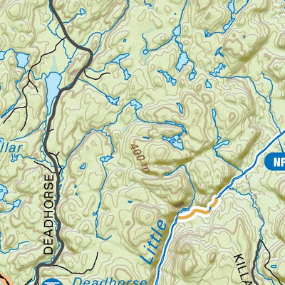 NEON57 Neys Provincial Park - 6th ed Northeastern Ontario Topo Preview 3