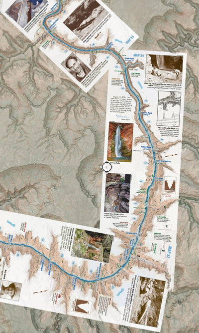 Belknap's Grand Canyon River Map Guide Preview 3